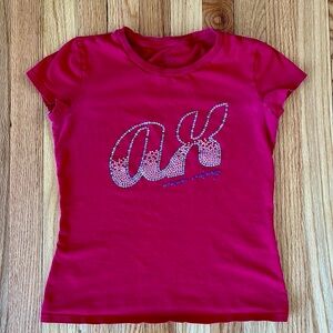 Armani exchange red t shirt women’s size small
